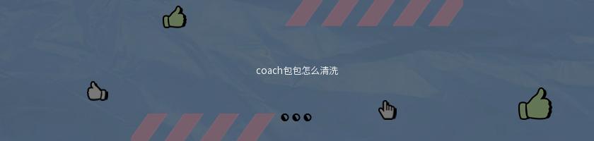 coach包包怎么清洗 coach包包怎么清洗