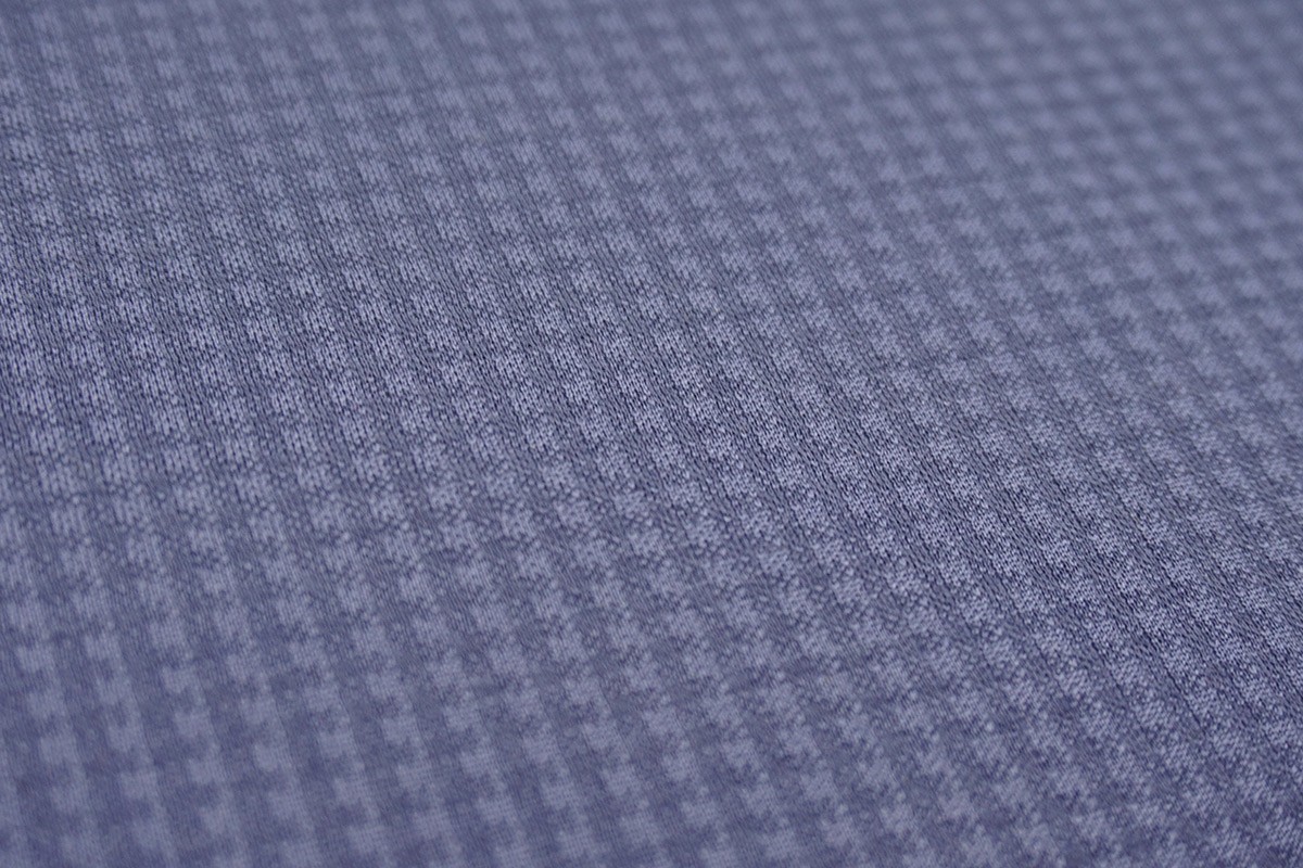 70支长绒棉涤纶高支高密格子双面布男装针织提花面料